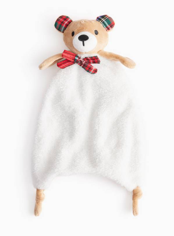 Christmas Bear Plush Fleece Comforter  One Size